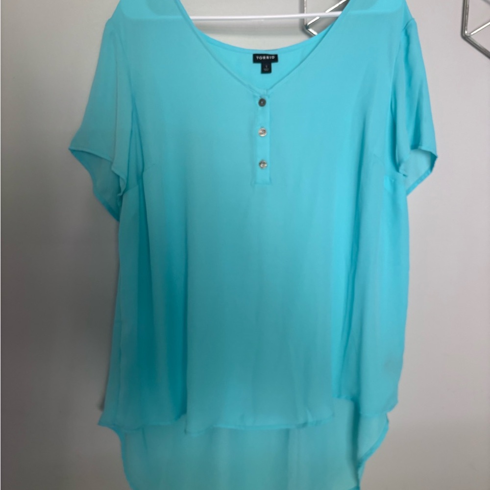 Torrid Women's Aqua Top